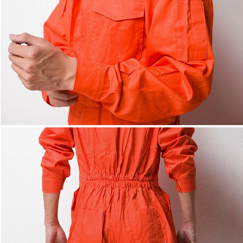 Monos de trabajo para hombre y mujer, mono protector con tirantes para reparador, pantalones, uniformes de trabajo, monos de talla grande 100% de algodón - imagen 5