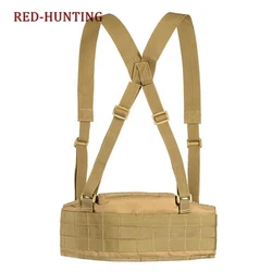 Chaleco táctico MOLLE acolchado con cinturón Airsoft