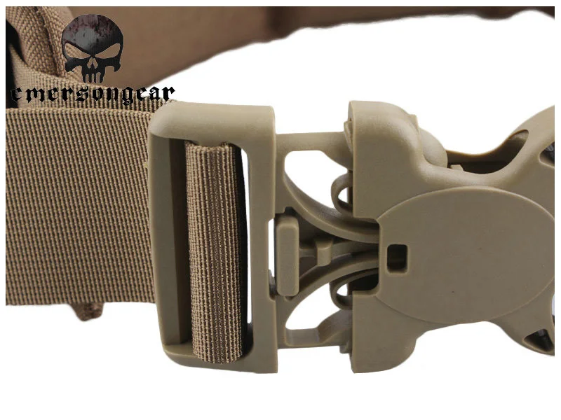 Emersongear Molle Cinturón de patrulla acolchado Cinturón de combate Airsoft Coyote Brown EM5584 - imagen 3