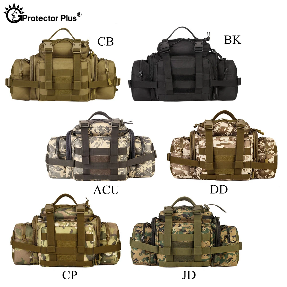 PROTECTOR PLUS-riñonera para fanáticos civiles, táctica para exteriores, impermeable, para cámaras SLR, bandolera de viaje, bandolera de hombro grande - imagen 4