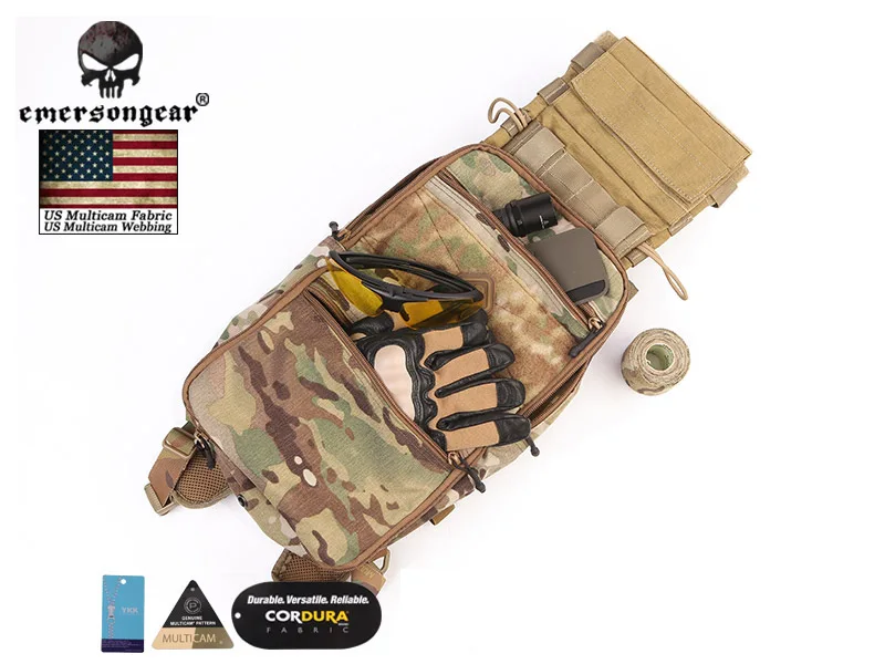 Bolsa de Airsoft de combate Molle multiusos, EM9324, para hombre y mujer - imagen 4