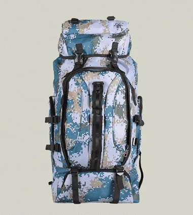 Bolso de hombro de camuflaje, mochila de montañismo, paquete de tiendas de campaña, bolsa de viaje de alta capacidad, equipaje de camping impermeable, 70l - imagen 5