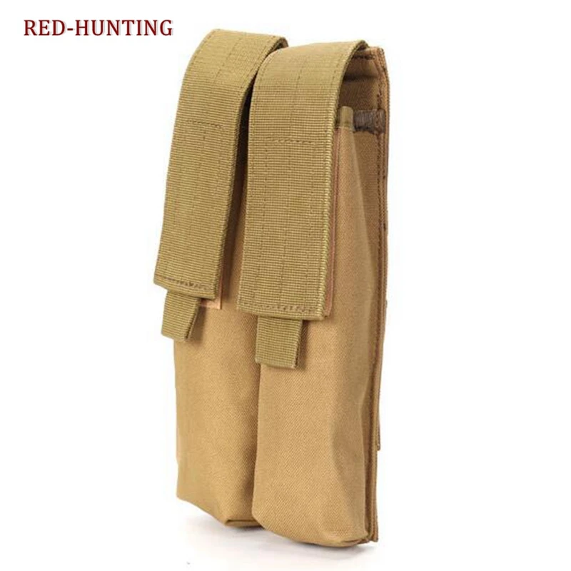 Bolsa táctica MOLLE P90 para revistas, bolsa de munición de doble pila, portador Mag, Multicam, 6 colores - imagen 5