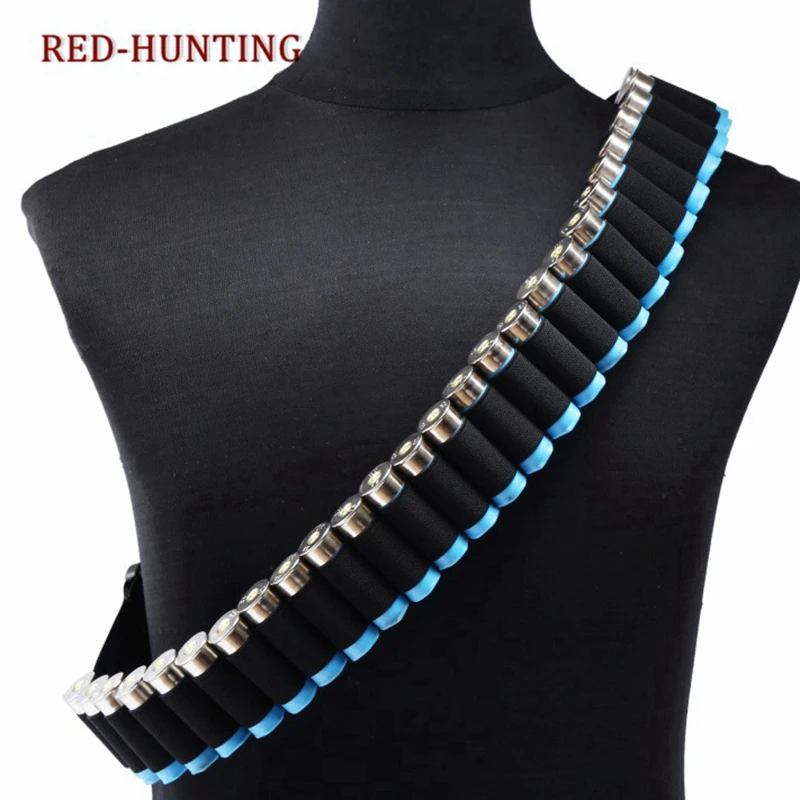 Cinturón de hombro táctico de 26 rondas, soporte de munición de calibre 12, accesorios de pistola de caza Airsoft militar al aire libre, cinturón de carcasa - imagen 3