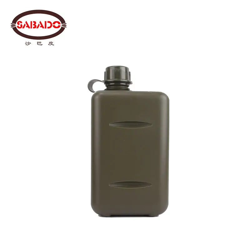 Capacidad al aire libre 2L Camping senderismo escalada regadera plastificada respetuosa con el medio ambiente resistente al calor botella de cantimplora estadounidense - imagen 4