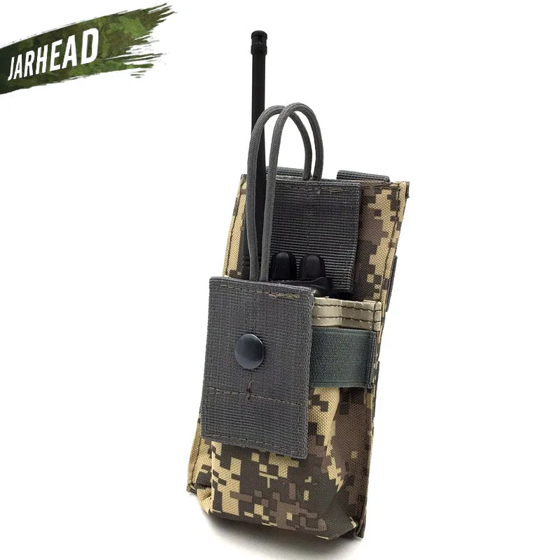 Bolsa de interfono militar multifuncional para exteriores, chaleco táctico, accesorio, sistema MOLLE, bolsa de cintura - imagen 2