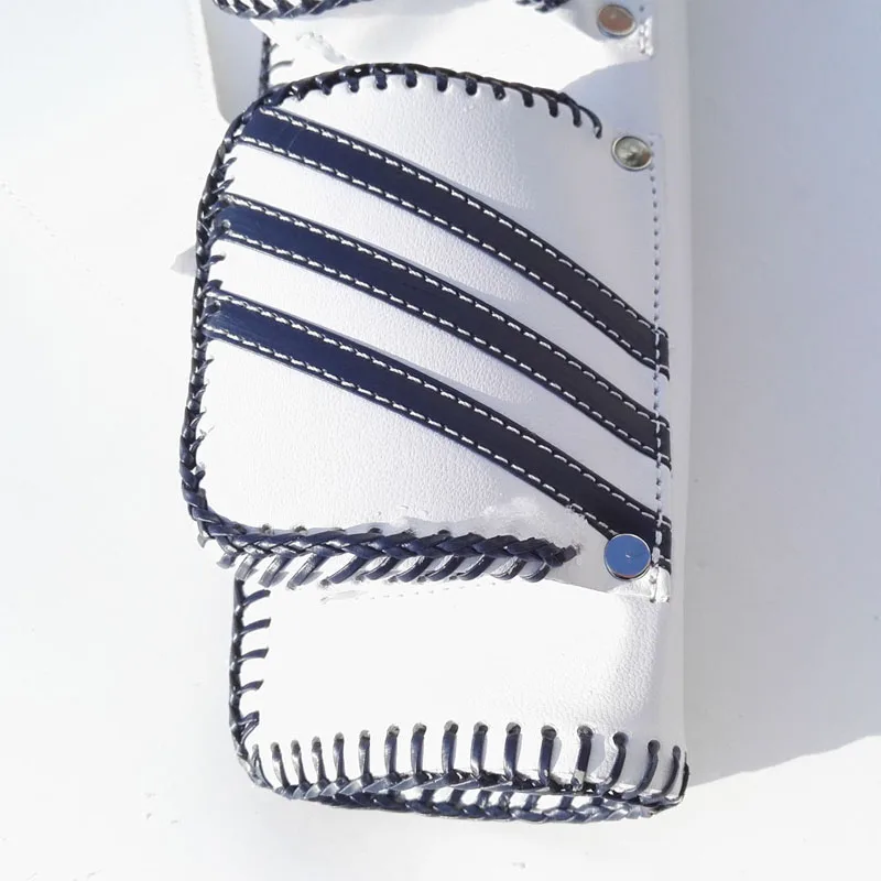 Correa blanca para tiro con arco, carmín de cuero ajustable, cinturón colgante, accesorios de flecha, 1 ud. - imagen 5