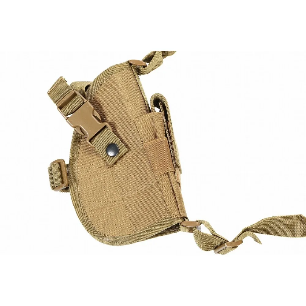 Abay Airsoft-funda de transporte oculta táctica, doble bolsa Mag, Paintball, caza, pistola de hombro - imagen 5