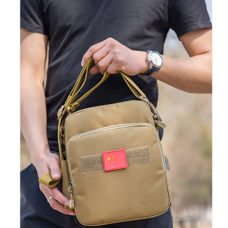 Mochila multifunción para exteriores, bolso de hombro de camuflaje para acampar, senderismo, bolsas de mensajero de nailon impermeables - imagen 2