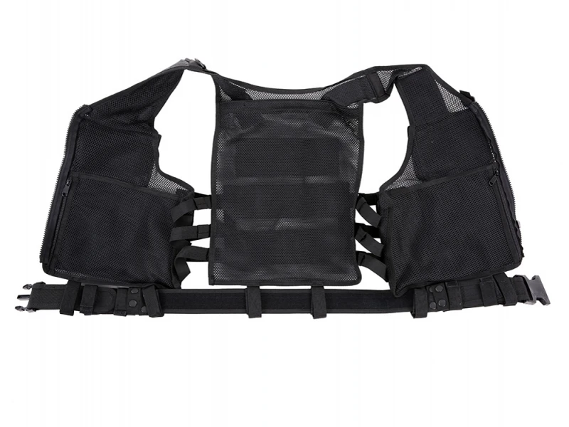 Tactical Vest With Holster & Magazine Pouches(Black)4
