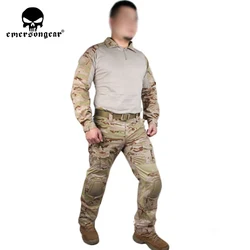 EMERSON Coderas Rodilleras Multicam Airsoft Táctico