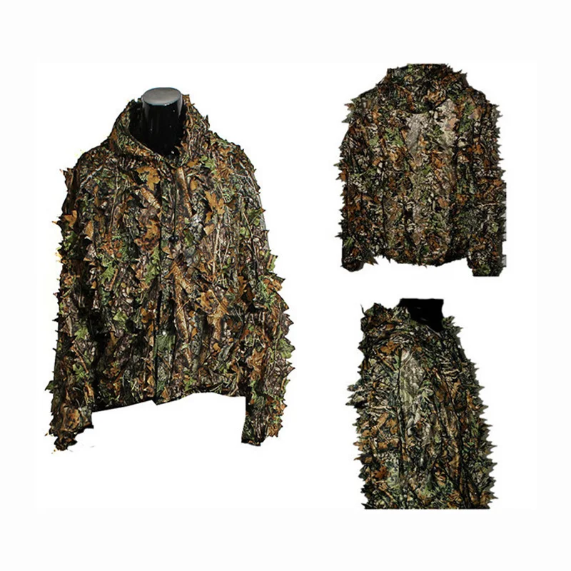 Conjunto de ropa de caza, traje Ghillie de combate militar táctico, tiro 3D CS, juego de guerra, ropa de camuflaje de francotirador, chaqueta y pantalones - imagen 4