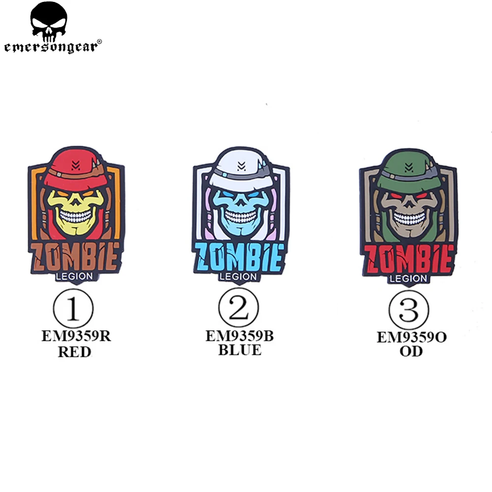 Emersongear, paquete de 3 parches de PVC, juego de 9 diseños, parche para mochila con gancho y bucle para sombrero, chaleco, accesorios - imagen 2