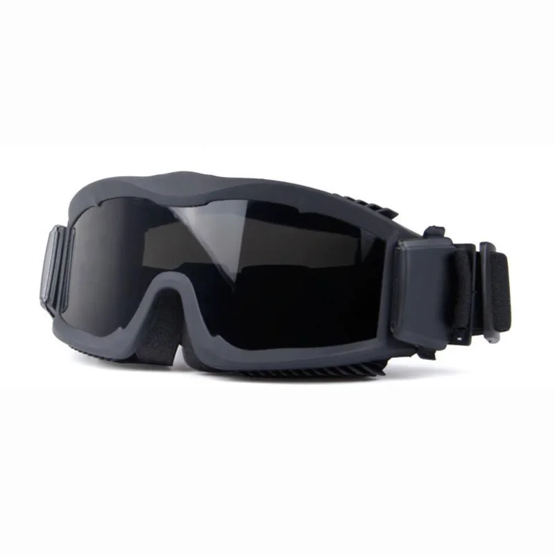 Gafas de sol de seguridad para pistola de aire de caza al aire libre, gafas de bala de Color, gafas deportivas antivaho intercambiables de 3 lentes - imagen 3