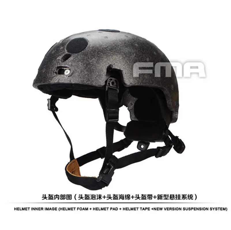 Nuevo sistema de suspensión de casco FMA para exteriores, almohadilla de memoria de alto nivel de espuma para casco balístico TB1050 BK/DE/FG - imagen 2
