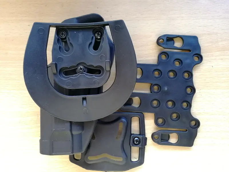 Funda de pistola táctica Airsoft M92 con adaptador Molle, funda de pistola oculta para mano derecha y cintura para M9 M92 - imagen 3