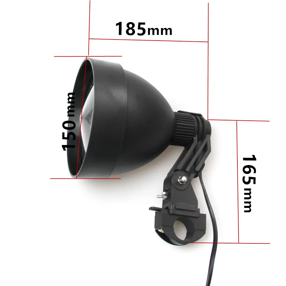 Famoso proyector LED CREE importado de EE. UU. MT-G2 de 25W, foco montado en alcance, arma LED ultrabrillante, luz montada en Rifle, Reflector de 12V y 150MM - imagen 4