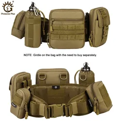 Cinturón táctico MOLLE para exteriores – equipo CS de cintura ancha