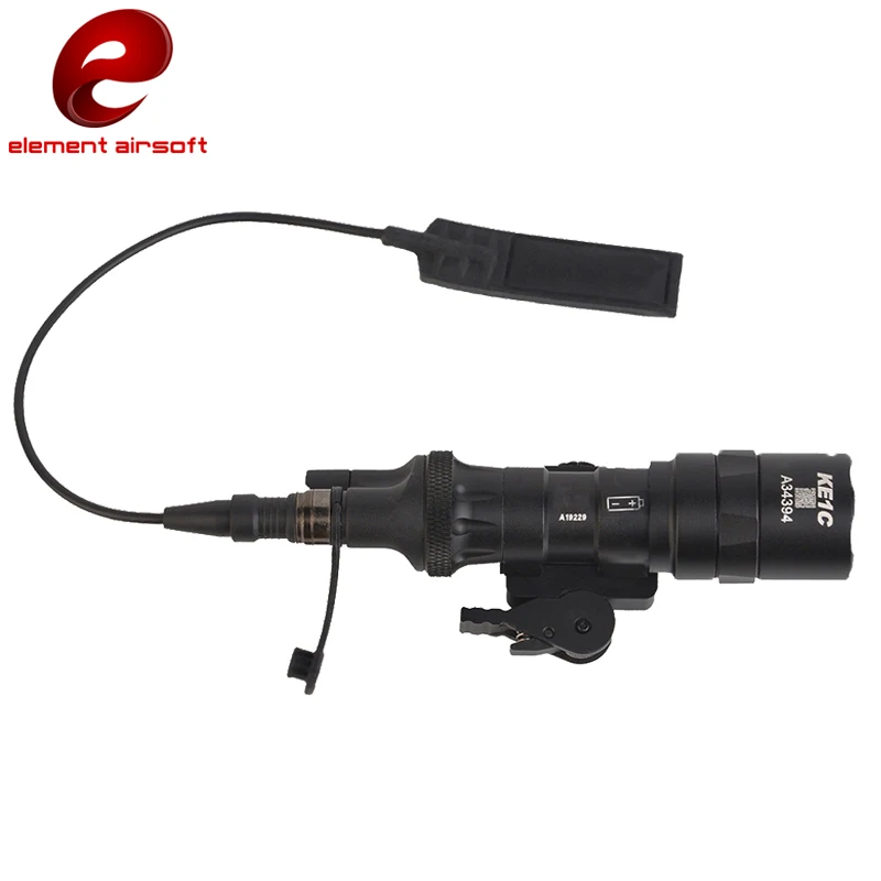 Element Airsoft-Luz LED táctica M600C para caza, linterna para arma con riel picatinny, 250 lúmenes, EX442 - imagen 4