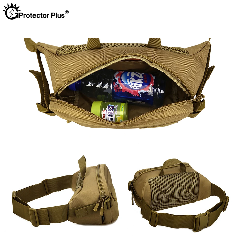 PROTECTOR PLUS-riñonera táctica para exteriores, bolso de hombro deportivo de camuflaje para acampar, bolso cruzado de viaje para caza y escalada - imagen 3