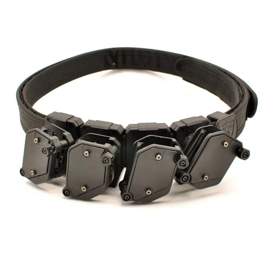 Cinturón táctico IPSC que combina perfectamente con funda, Juego de bolsas para revistas de velocidad, cinturón de tiro de competición, funda Mag - imagen 2