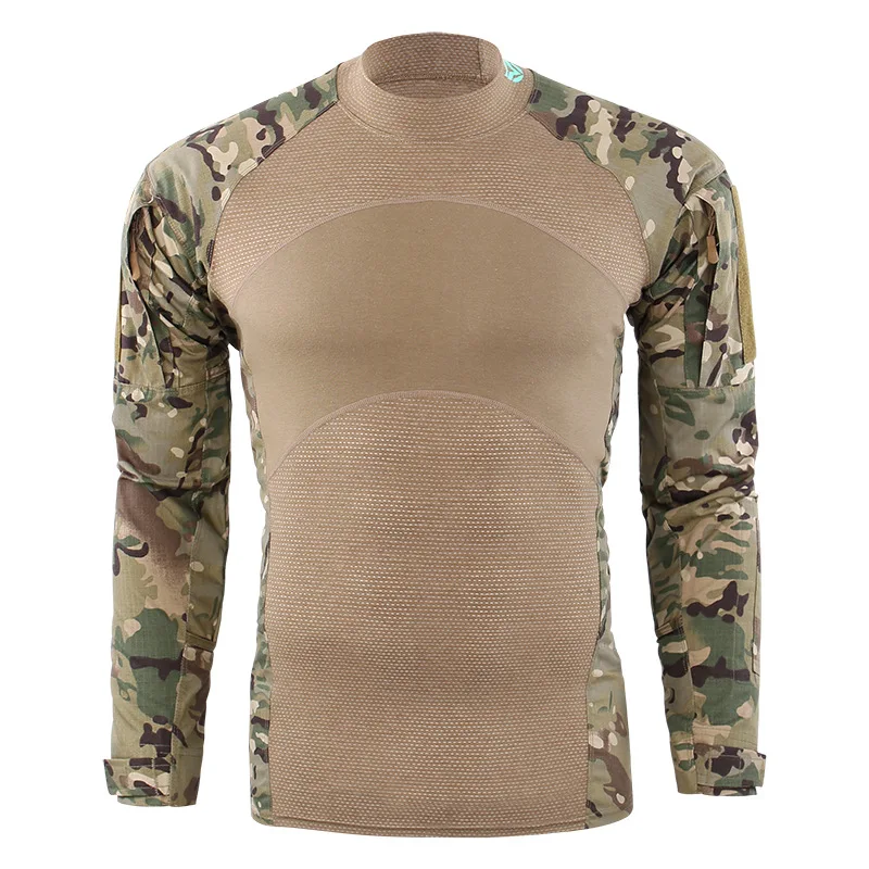 Nueva camiseta para hombre, camiseta deportiva de entrenamiento táctico militar, ropa profesional multiusos para exteriores, ropa de paintball Airsoft 2019 - imagen 4