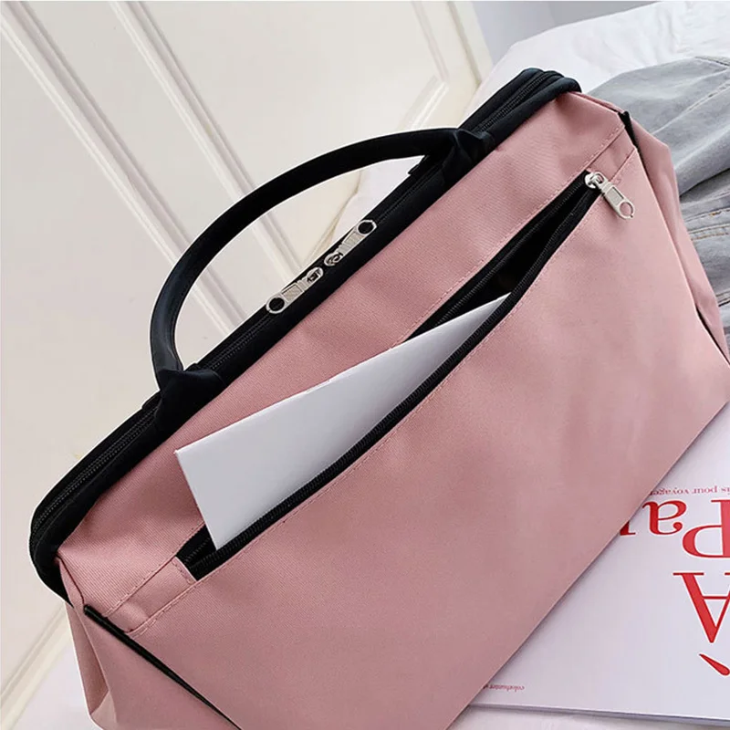 Bolsa De viaje a rayas, bolsa De gimnasio para Fitness, equipaje De viaje, bolso De deporte para mujeres y hombres, bolso De hombro para deportes al aire libre XA46A - imagen 5