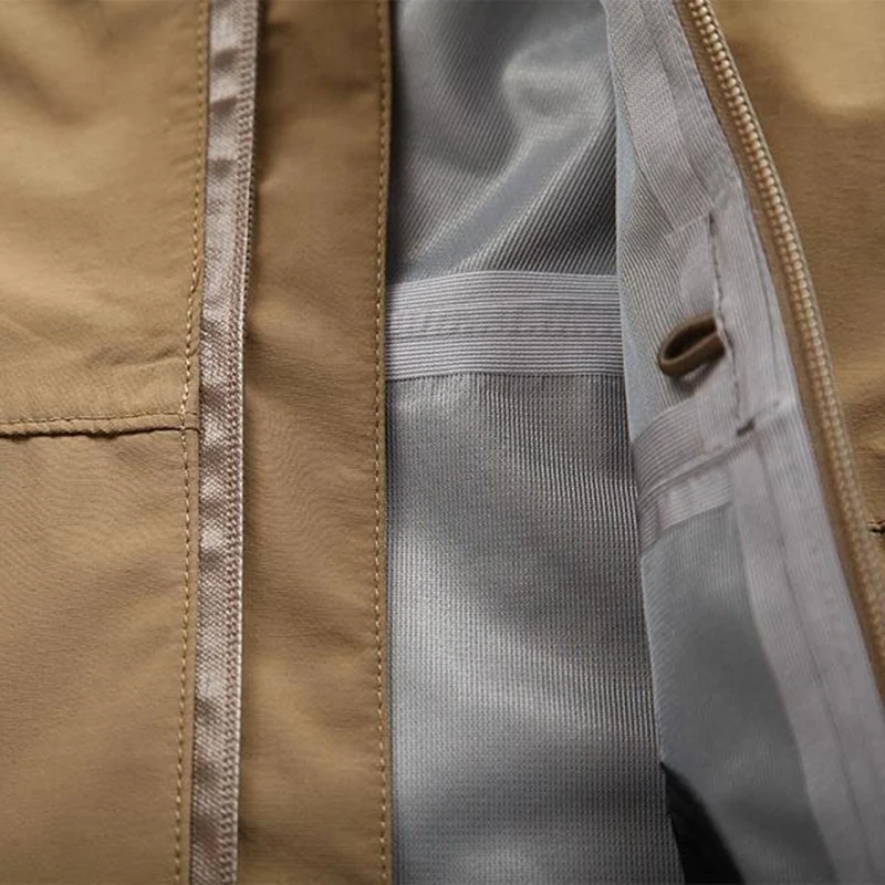 Chaqueta mostrando detalles