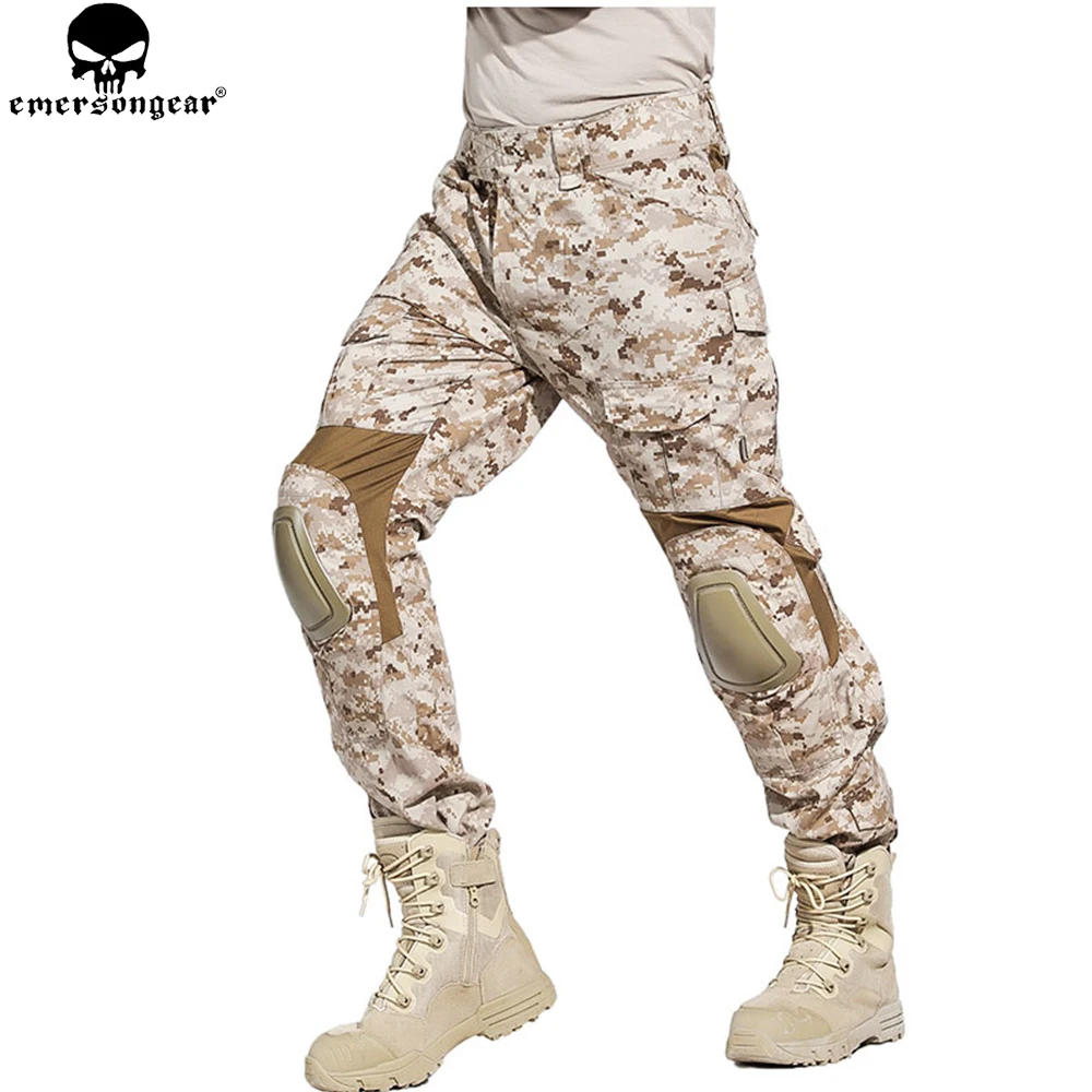 EMERSONGEAR-traje de combate Gen2 BDU Airsoft, camisa táctica, pantalones con coderas, rodilleras, ropa de caza civil, AOR1, EM6914 - imagen 5