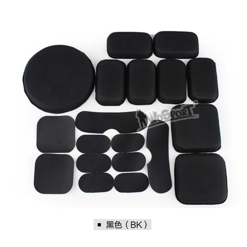19 unids/set Fast MICH casco táctico almohadilla suave almohadillas para casco de Paintball almohadillas protectoras para casco - imagen 2