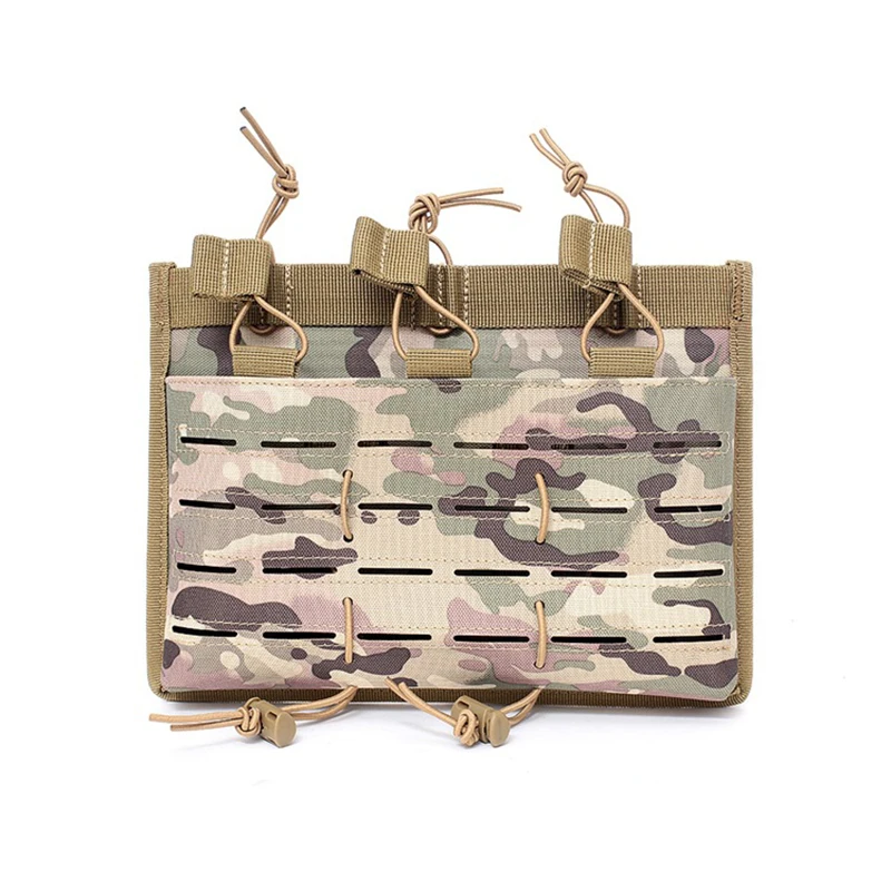 Accesorios de chaleco de caza táctico militar, bolsa para revistas Airsoft, bolsa para revistas con pistola láser de color, bolsa para revistas triple, bolsa para chaleco - imagen 5