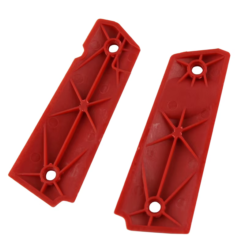 VULPO grip táctico 1911 – Cubierta empuñadura Serie BK azul y roja - imagen 5