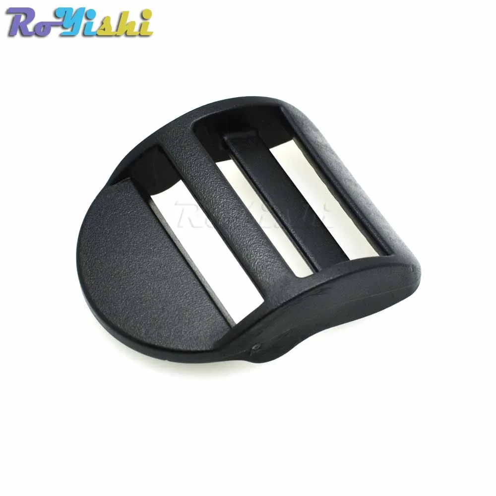 Hebillas deslizantes de bloqueo de escalera de plástico, correas de mochila, correas negras de 20mm, 25mm, 32mm, 38mm y 50mm, 1000 unids/paquete - imagen 3