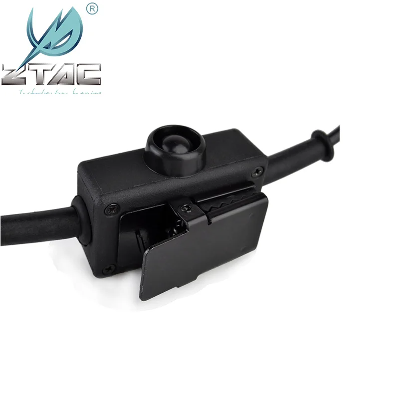 Adaptador de auriculares tácticos PTT, Z-TAC, militar, Softair, MH180-V, señal del Atlántico, Push-talk Midland, accesorios para Airsoft, Z144 - imagen 3