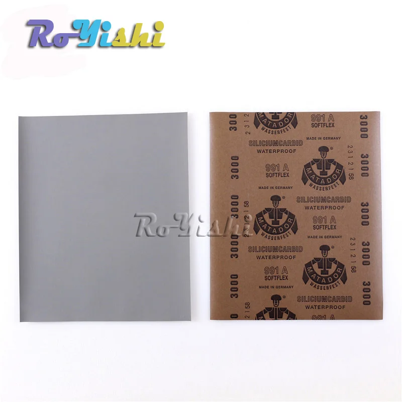 STARCKE-papel de lija húmedo y seco, 100 de grano, abrasivo, impermeable, paquete de 3000 hojas - imagen 5