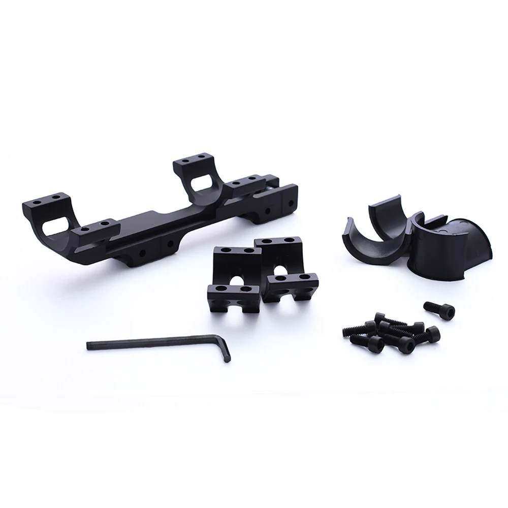 SPINA OPTICS-soporte para mira de cola de milano, anillo doble de 1 pulgada/30mm, brújula de nivel de burbuja, adaptador de aluminio para mira óptica, 11mm - imagen 5