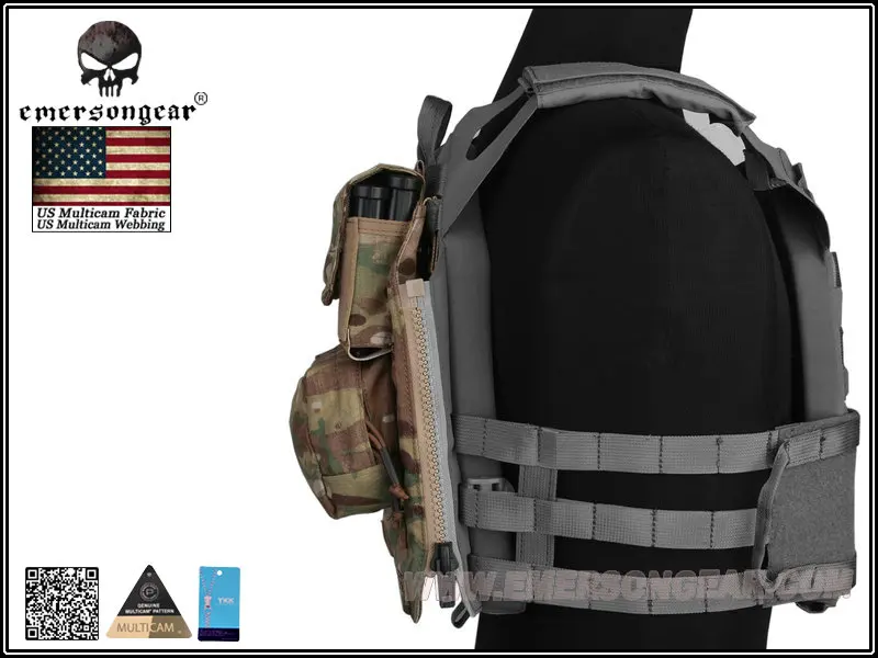EDC-Mochila Multicam negra por panel con cremallera, para chaleco táctico Avs jpc2.0 CPC, paquete de accesorios, em9286b - imagen 5