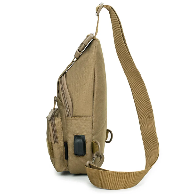 Bolso de hombro táctico militar, mochila con eslinga, ejército, Camping, senderismo, deportes al aire libre, bolsa de pecho, viaje, Trekking, mochila de caza - imagen 3