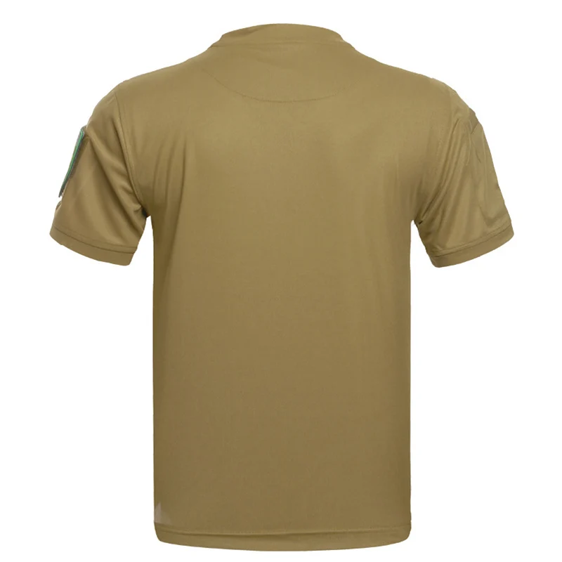 Camiseta de camuflaje para hombre, camisa informal de Fitness, culturismo, combate táctico, Militar - imagen 2