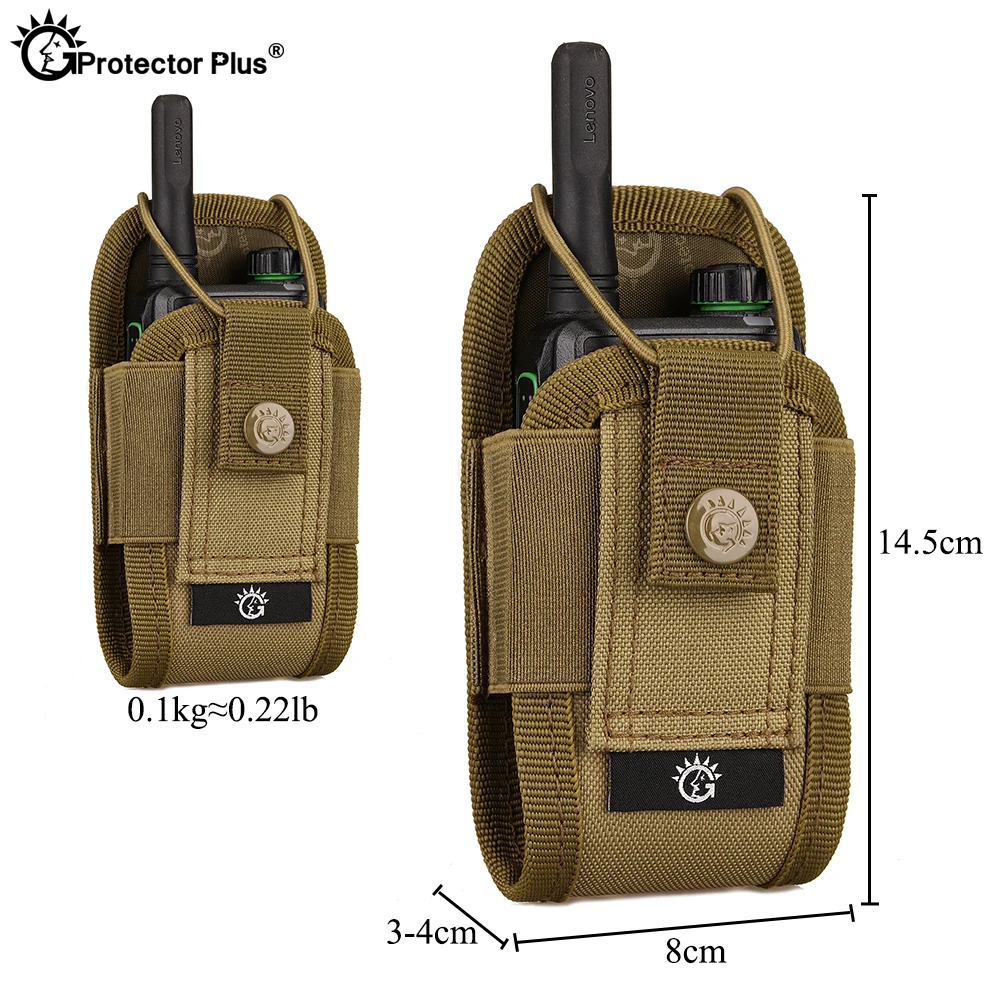 PROTECTOR PLUS táctico walkie-talkie bolsa ventilador del ejército Molle CS equipo camuflaje accesorio multifunción Paquete de deportes al aire libre - imagen 4
