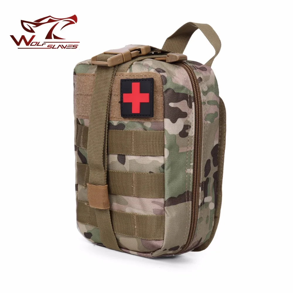 Bolsa táctica médica Molle de primeros auxilios, paquete de cintura militar, Kit de emergencia duradero, bolsa de herramientas para acampar al aire libre, viaje Molle - imagen 2