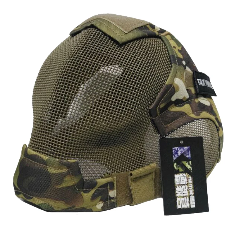 TAK YIYING V6 máscara airsoft facial completa malla acero