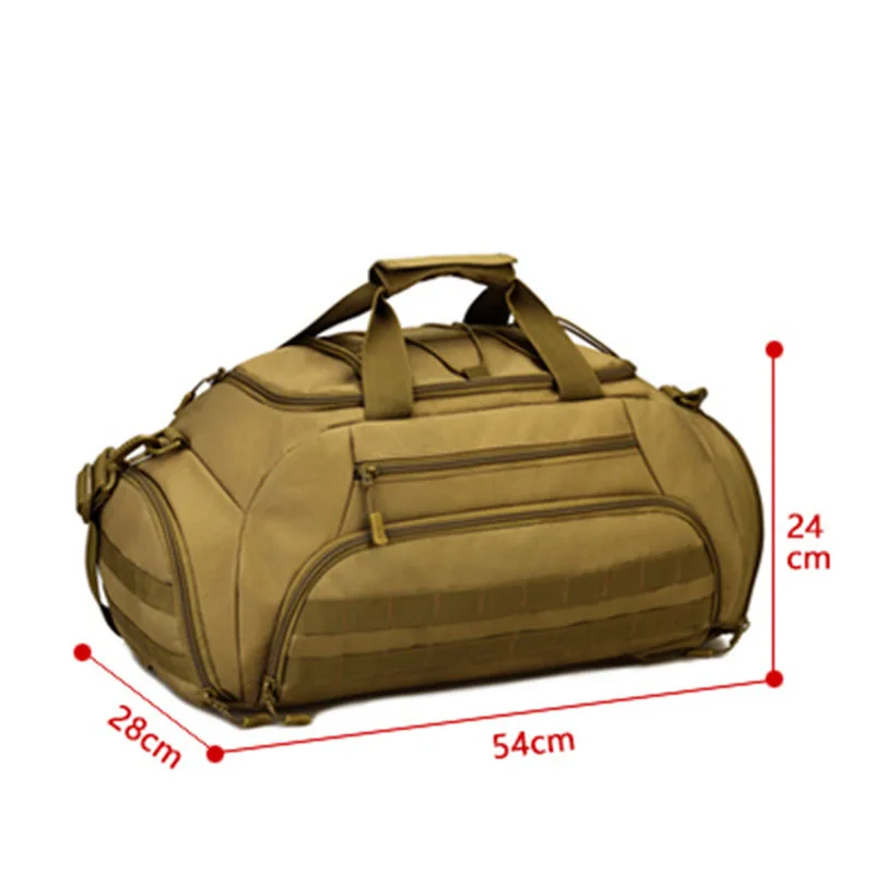 Mochila multifunción de 35L, bolsa de mano para exteriores, para acampar, senderismo, Trekking, táctica, pesca, caza, Molle - imagen 5