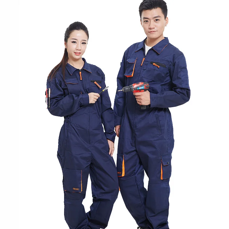 Ropa de trabajo para hombre y mujer, monos de manga larga, monos de alta calidad para trabajador, máquina reparadora, soldadura de reparación de automóviles, talla grande - imagen 4