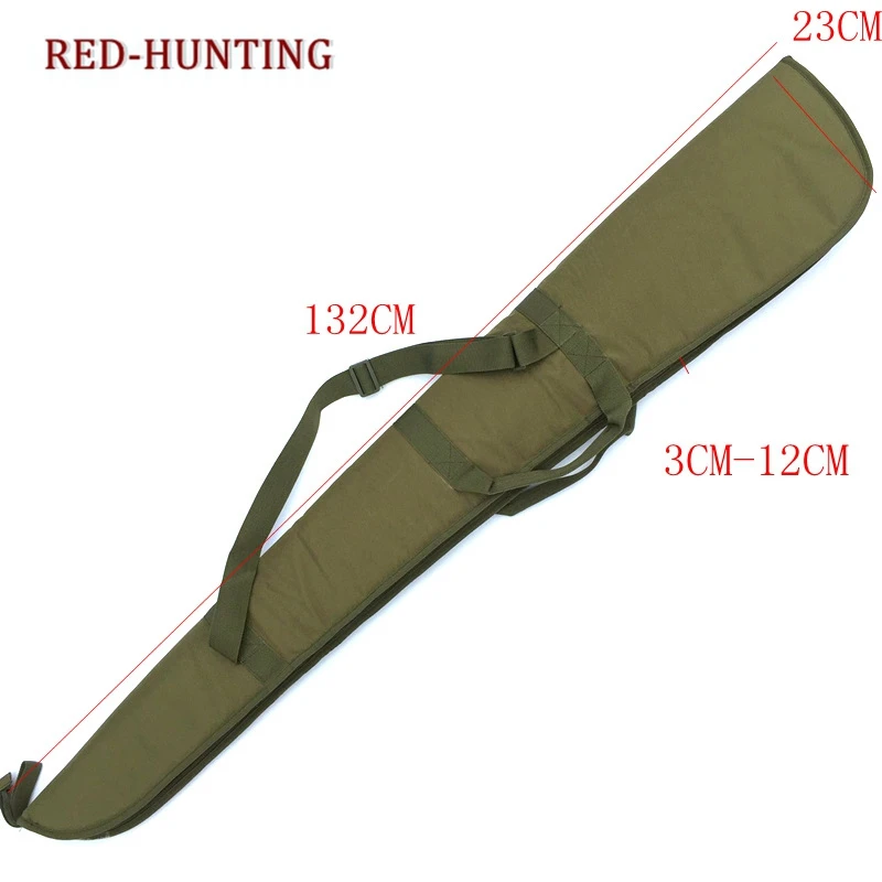 Funda para Rifle de caza, bolsa táctica acolchada suave, almacenamiento, militar, con correa para el hombro, 1,3 M, 51 pulgadas, 130CM - imagen 2