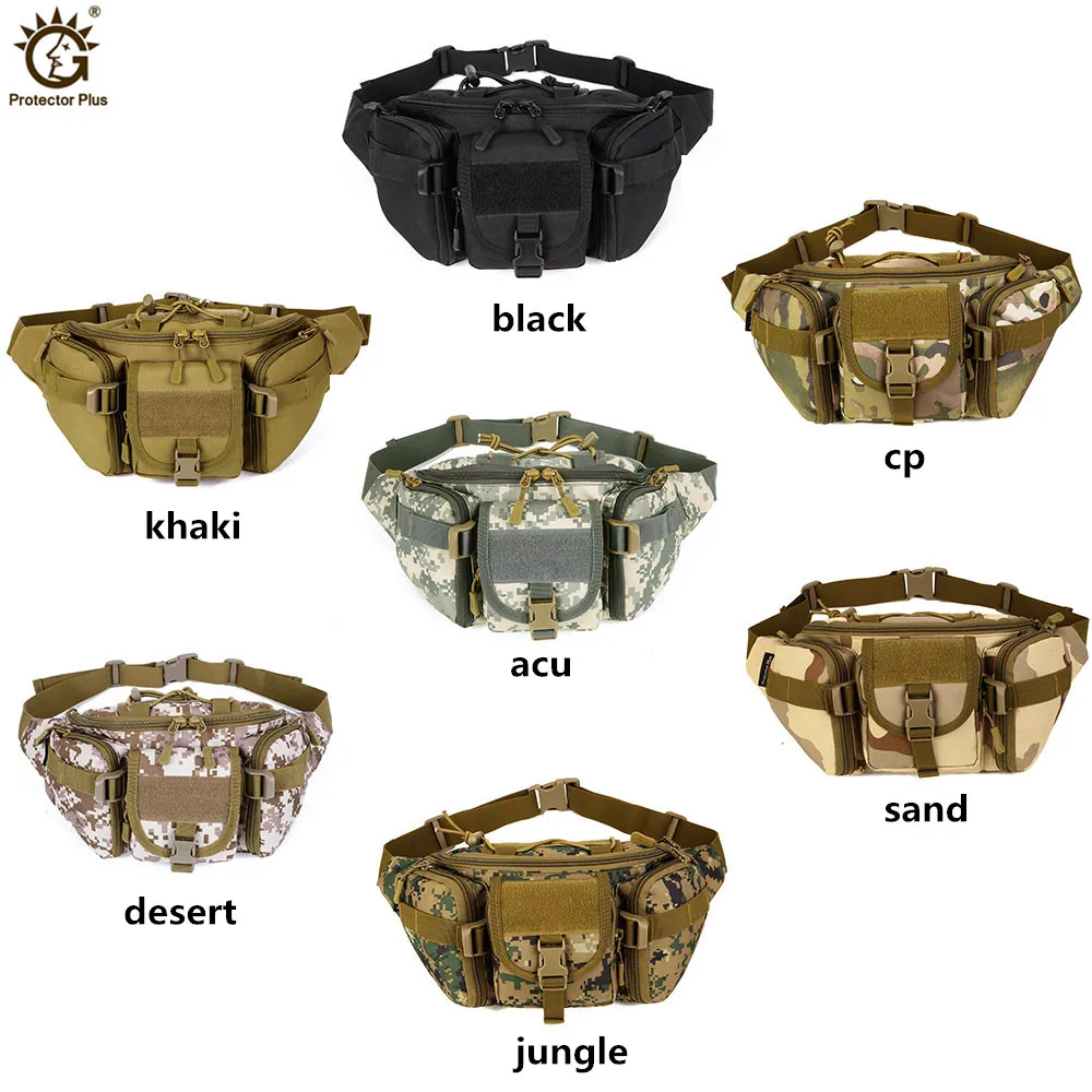Riñonera táctica impermeable MOLLE para senderismo, caza y camping - imagen 5