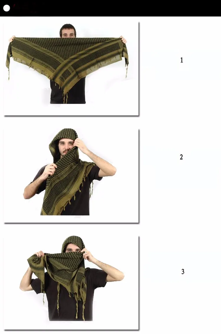 Shemagh - Uso en caza