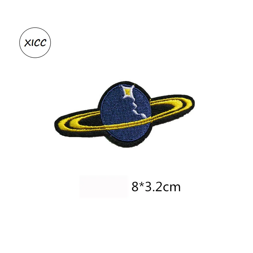 XICC Ovni-Parches Tutorial para avión, Ovni, estrellas alienígenas, Ovni, espacio y Planeta, pegatinas para planchar, apliques - imagen 5