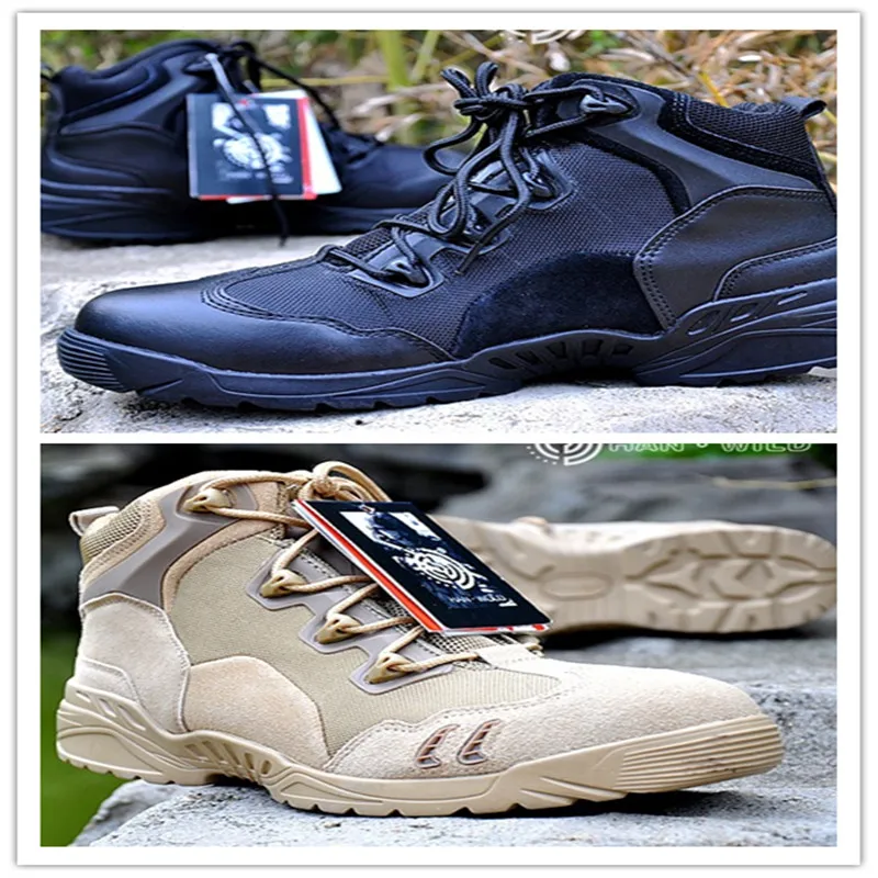 Botas deportivas transpirables para hombre, zapatos de caza, senderismo, montaña, Camping, Trekking, escalada, tres estilos, gran oferta - imagen 4