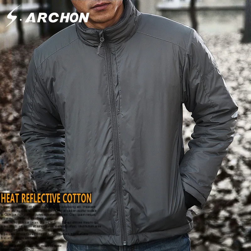 Chaquetas militares impermeables para hombre, abrigo térmico de invierno, reflectante de calor, a prueba de viento - imagen 5